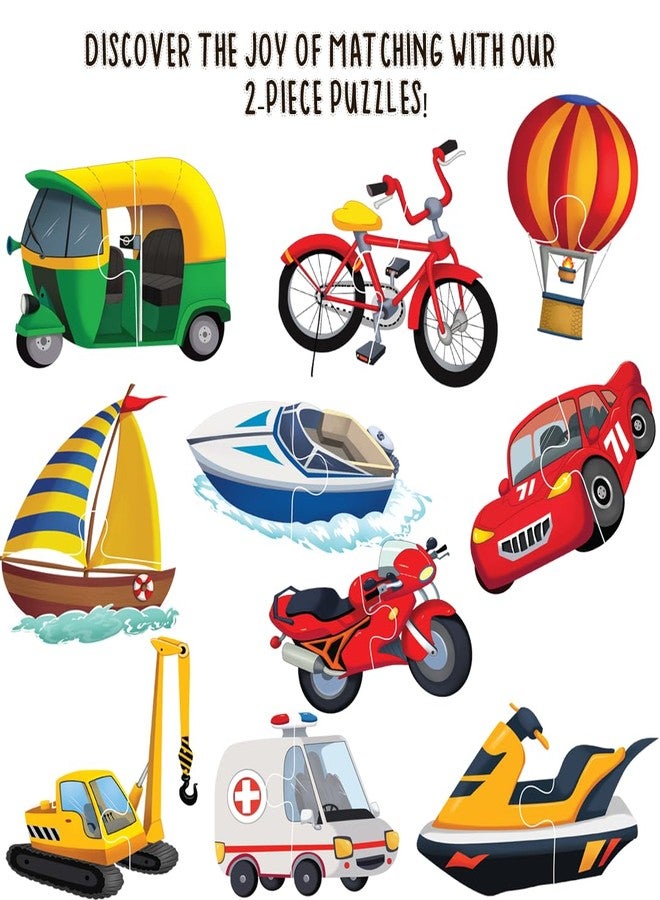 The Book Tree Transport Puzzle Box for Kids - 60 Piece Transport Jigsaw & Toddler Puzzles with 1 Board Book-Educational Toy for Cognitive Development | Return & Birthday Gifts by Majestic Book Club - Image 3